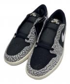 NIKEナイキ）の古着「Air Jordan 1 Retro Low OG」｜グレー×ブラック