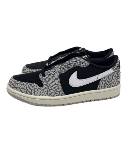 NIKE（ナイキ）NIKE (ナイキ) Air Jordan 1 Retro Low OG グレー×ブラック サイズ:26 未使用品の古着・服飾アイテム
