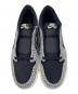中古・古着 NIKE (ナイキ) Air Jordan 1 Retro Low OG グレー×ブラック サイズ:26 未使用品：13000円