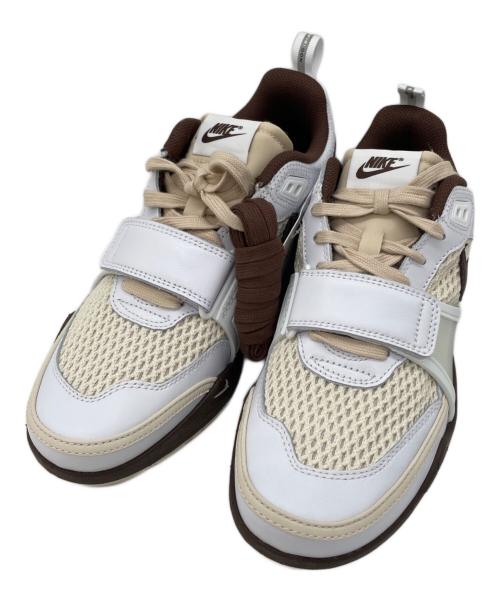 NIKE（ナイキ）NIKE (ナイキ) Travis Scott (トラヴィススコット) Zoom Field Jaxx ホワイト×ブラウン サイズ:26 未使用品の古着・服飾アイテム
