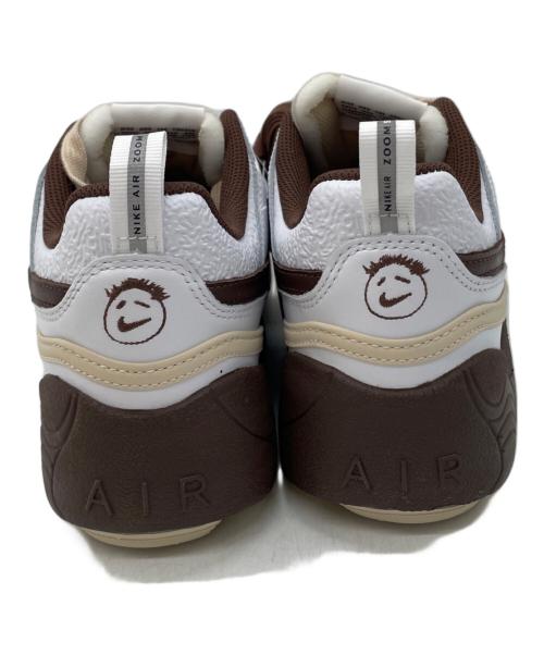 NIKE（ナイキ）NIKE (ナイキ) Travis Scott (トラヴィススコット) Zoom Field Jaxx ホワイト×ブラウン サイズ:26 未使用品の古着・服飾アイテム