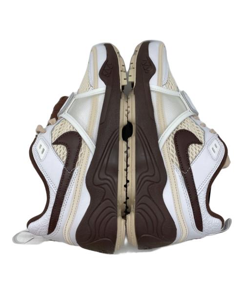 NIKE（ナイキ）NIKE (ナイキ) Travis Scott (トラヴィススコット) Zoom Field Jaxx ホワイト×ブラウン サイズ:26 未使用品の古着・服飾アイテム