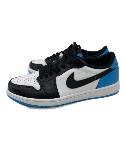 NIKE（ナイキ）NIKE (ナイキ) Air Jordan 1 RETRO LOW OG ホワイト×ブルー サイズ:26 未使用品の古着・服飾アイテム