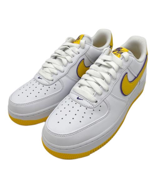 NIKE（ナイキ）NIKE (ナイキ) Kobe Bryant (コービーブライアント) Air Force 1 Low Retro QS ホワイト×イエロー サイズ:26cm 未使用品の古着・服飾アイテム