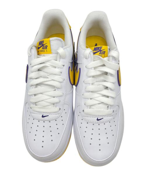 NIKE（ナイキ）NIKE (ナイキ) Kobe Bryant (コービーブライアント) Air Force 1 Low Retro QS ホワイト×イエロー サイズ:26cm 未使用品の古着・服飾アイテム