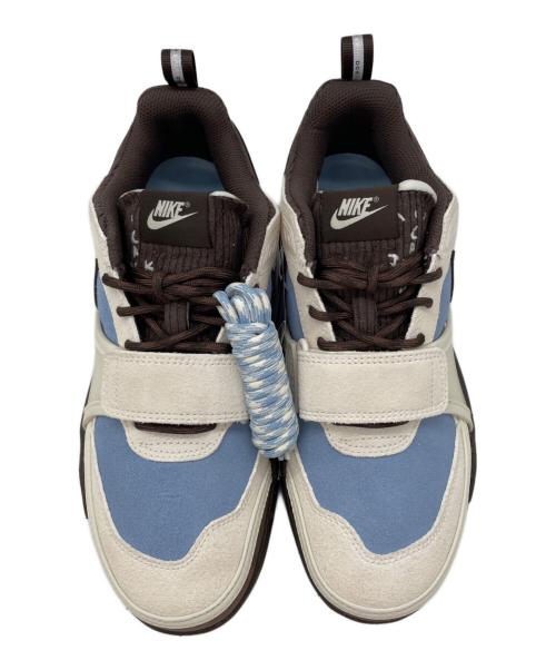 NIKE（ナイキ）NIKE (ナイキ) Travis Scott (トラヴィススコット) Zoom Field Jaxx ペールアイボリー アンド レチェブルー サイズ:26 未使用品の古着・服飾アイテム