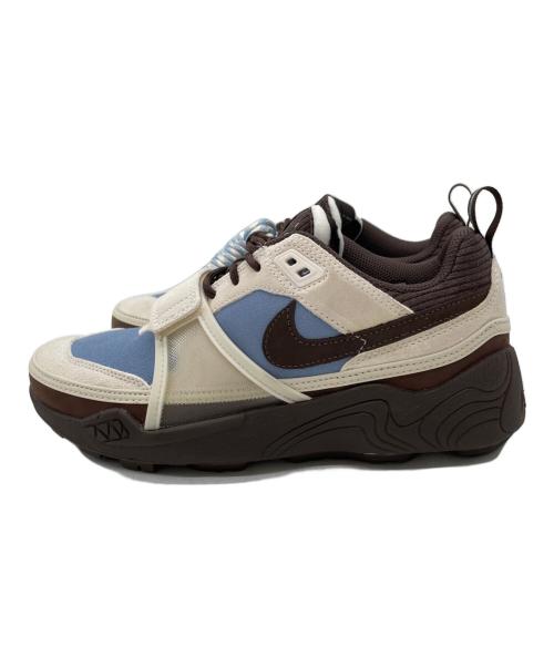 NIKE（ナイキ）NIKE (ナイキ) Travis Scott (トラヴィススコット) Zoom Field Jaxx ペールアイボリー アンド レチェブルー サイズ:26 未使用品の古着・服飾アイテム