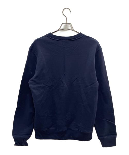 maison kitsune（メゾンキツネ）maison kitsune (メゾンキツネ) FOX CHAMPION REGULAR SWEATSHIRT ネイビー サイズ:Lの古着・服飾アイテム