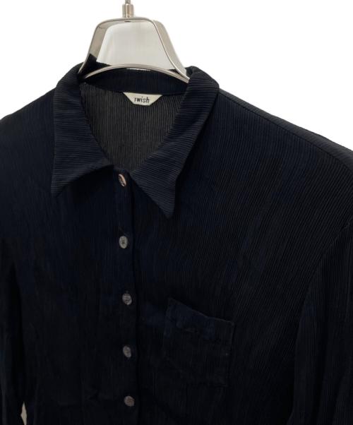 IWISH（アイウィッシュ）IWISH (アイウィッシュ) 長袖シャツ ブラック サイズ:Mの古着・服飾アイテム