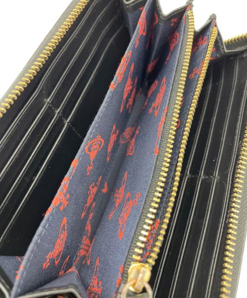Vivienne Westwood（ヴィヴィアンウエストウッド）Vivienne Westwood (ヴィヴィアンウエストウッド) 長財布 ブラックの古着・服飾アイテム
