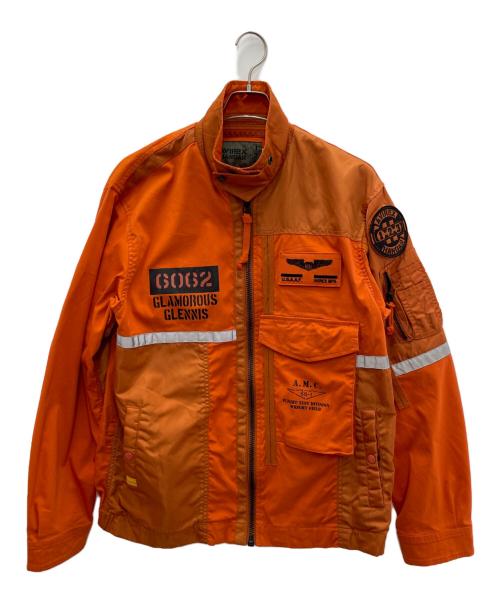AVIREX（アヴィレックス）AVIREX (アヴィレックス) ミリタリージャケット オレンジ サイズ:XLの古着・服飾アイテム