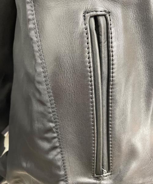KADOYA（カドヤ）KADOYA (カドヤ) ダブルライダースジャケット ブラック サイズ:Lの古着・服飾アイテム