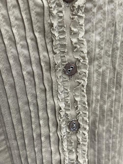 BURBERRY BLUE LABEL（バーバリー ブルー レーベル）BURBERRY BLUE LABEL (バーバリー ブルー レーベル) 七分袖ワンピース グレー サイズ:38の古着・服飾アイテム