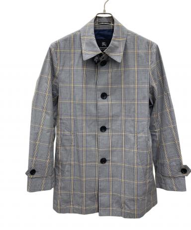 BURBERRY BLACK LABEL ステンカラーコート グレー Мサイズ 中古・古着通販】BURBERRY BLACK LABEL (バーバリーブラックレーベル