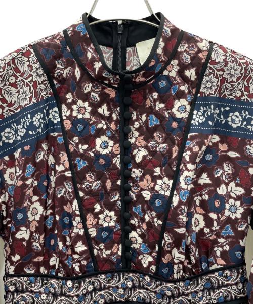Kate Spade（ケイトスペード）Kate Spade (ケイトスペード) 長袖ワンピース レッド サイズ:4の古着・服飾アイテム