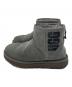 UGG (アグ) ミニラバーロゴブーツ グレー サイズ:24：4000円