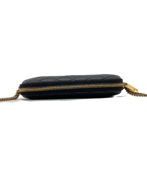 Saint Laurent Paris（サンローランパリ）Saint Laurent Paris (サンローランパリ) キルティングショルダーバッグ ブラックの古着・服飾アイテム