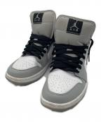 NIKEナイキ）の古着「Air Jordan 1 Mid "Light Smoke Grey」｜ホワイト×グレー