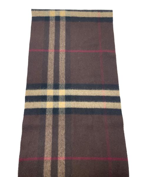 BURBERRY（バーバリー）BURBERRY (バーバリー) マフラー ブラウンの古着・服飾アイテム