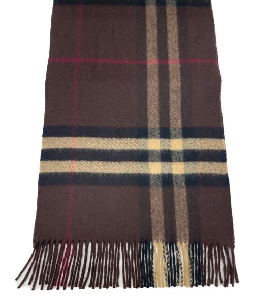 BURBERRY（バーバリー）BURBERRY (バーバリー) マフラー ブラウンの古着・服飾アイテム