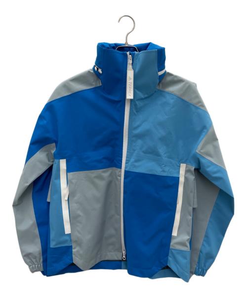 adidas（アディダス）adidas (アディダス) テレックス CT マイシェルター RAIN. RDY カラーブロック ジャケット ブルー サイズ:XS 未使用品の古着・服飾アイテム