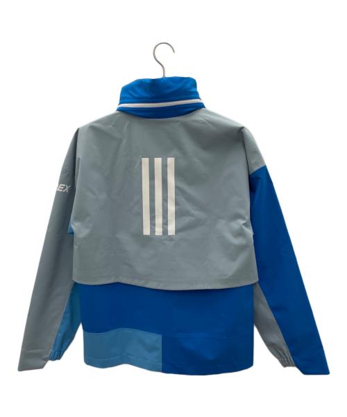 adidas（アディダス）adidas (アディダス) テレックス CT マイシェルター RAIN. RDY カラーブロック ジャケット ブルー サイズ:XS 未使用品の古着・服飾アイテム
