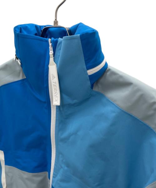 adidas（アディダス）adidas (アディダス) テレックス CT マイシェルター RAIN. RDY カラーブロック ジャケット ブルー サイズ:XS 未使用品の古着・服飾アイテム