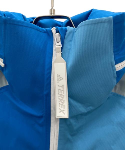 adidas（アディダス）adidas (アディダス) テレックス CT マイシェルター RAIN. RDY カラーブロック ジャケット ブルー サイズ:XS 未使用品の古着・服飾アイテム