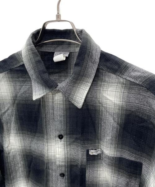 CalTop（キャルトップ）CalTop (キャルトップ) 長袖シャツ ブラック×グレー サイズ:XLの古着・服飾アイテム