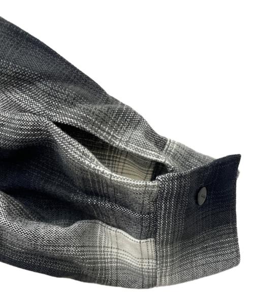 CalTop（キャルトップ）CalTop (キャルトップ) 長袖シャツ ブラック×グレー サイズ:XLの古着・服飾アイテム