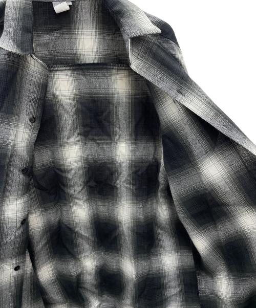 CalTop（キャルトップ）CalTop (キャルトップ) 長袖シャツ ブラック×グレー サイズ:XLの古着・服飾アイテム