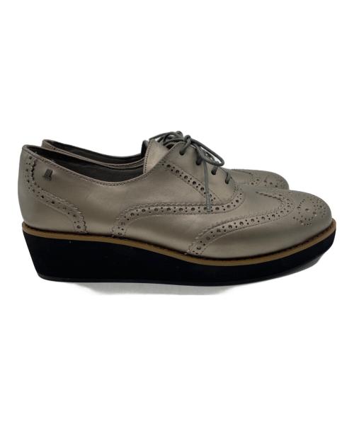 LANVIN en Bleu（ランバンオンブルー）LANVIN en Bleu (ランバンオンブルー) ウィングチップシューズ ブラウン サイズ:24.5の古着・服飾アイテム