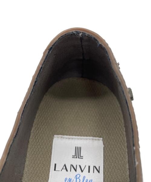 LANVIN en Bleu（ランバンオンブルー）LANVIN en Bleu (ランバンオンブルー) ウィングチップシューズ ブラウン サイズ:24.5の古着・服飾アイテム