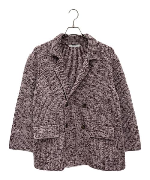 Snidel（スナイデル）Snidel (スナイデル) ニットジャケット ピンク サイズ:ONEの古着・服飾アイテム