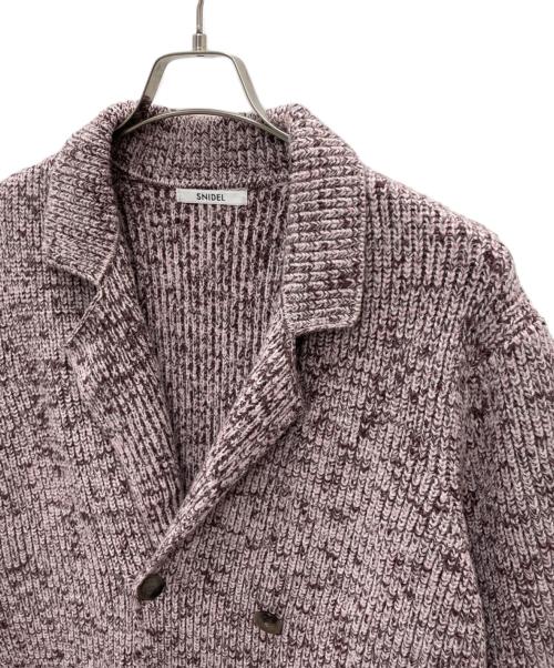 Snidel（スナイデル）Snidel (スナイデル) ニットジャケット ピンク サイズ:ONEの古着・服飾アイテム