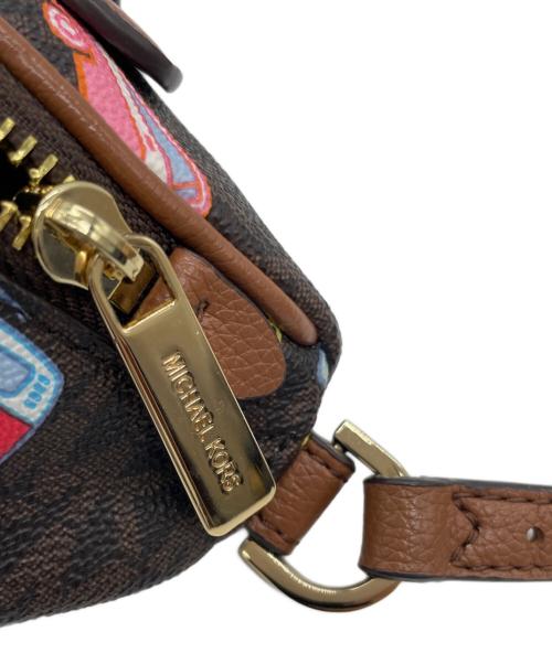 MICHAEL KORS（マイケルコース）MICHAEL KORS (マイケルコース) ウエストバッグ ブラウンの古着・服飾アイテム