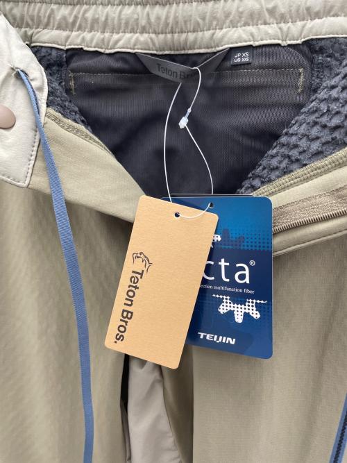 Teton Bros（ティートンブロス）Teton Bros (ティートンブロス) ティートンパンツ カーキ サイズ:XS 未使用品の古着・服飾アイテム