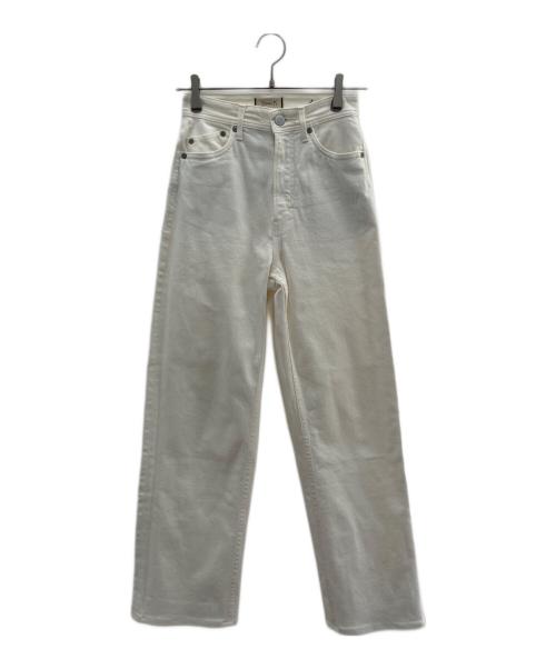 YANUK（ヤヌーク）YANUK (ヤヌーク) デニムパンツ ホワイト サイズ:23の古着・服飾アイテム