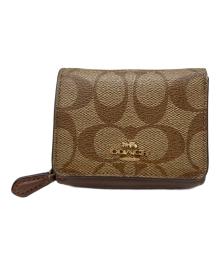 COACH（コーチ）の古着「3つ折り財布」｜ブラウン