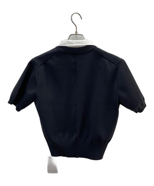 Adam et Rope（アダム エ ロペ）Adam et Rope (アダム エ ロペ) 半袖ブラウス ブラック サイズ:F 未使用品の古着・服飾アイテム