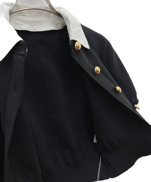 Adam et Rope（アダム エ ロペ）Adam et Rope (アダム エ ロペ) 半袖ブラウス ブラック サイズ:F 未使用品の古着・服飾アイテム