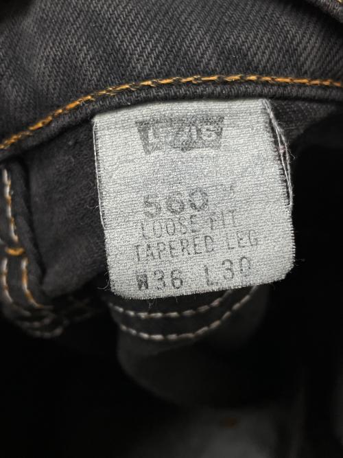 LEVI'S（リーバイス）LEVI'S (リーバイス) デニムパンツ ブラック サイズ:36の古着・服飾アイテム
