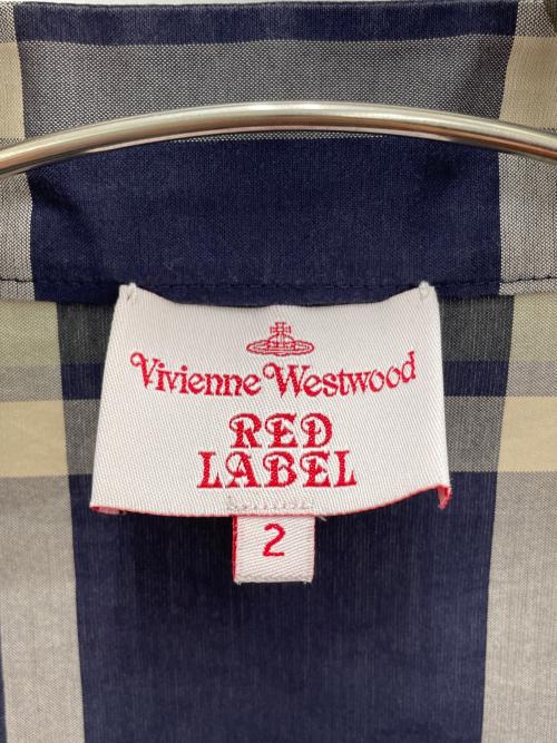 Vivienne Westwood RED LABEL（ヴィヴィアンウエストウッドレッドレーベル）Vivienne Westwood RED LABEL (ヴィヴィアンウエストウッドレッドレーベル) ジャケット ブルー×グリーン サイズ:2の古着・服飾アイテム