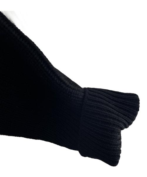 FRED PERRY（フレッドペリー）FRED PERRY (フレッドペリー) 厚手ニット ブラック×ブラウン サイズ:10 未使用品の古着・服飾アイテム