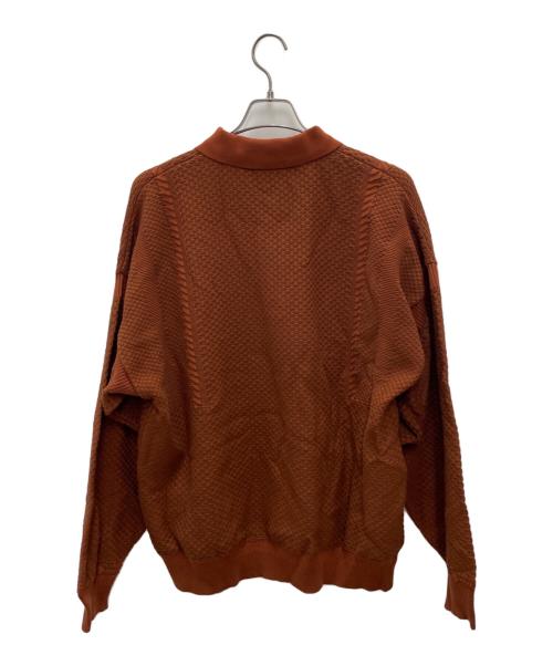 yashiki（ヤシキ）YASHIKI (ヤシキ) 長袖ポロシャツ ブラウン サイズ:1 未使用品の古着・服飾アイテム