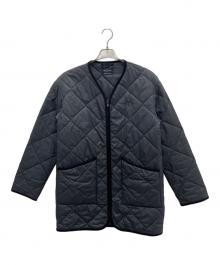 FRED PERRY×LAVENHAM（フレッドペリー×ラベンハム）の古着「キルティングジャケット」｜グレー