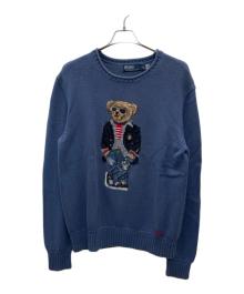 POLO RALPH LAUREN（ポロ・ラルフローレン）の古着「厚手ニット」｜ブルー