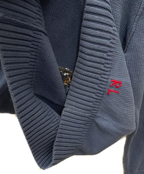 POLO RALPH LAUREN（ポロ・ラルフローレン）POLO RALPH LAUREN (ポロ・ラルフローレン) 厚手ニット ブルー サイズ:Mの古着・服飾アイテム