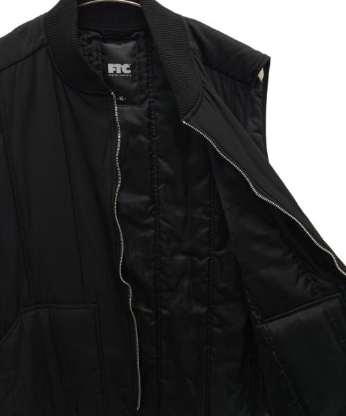 FTC（エフティーシー）FTC (エフティーシー) 中綿ベスト ブラック サイズ:XLの古着・服飾アイテム