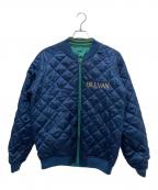 BILLVANビルバン）の古着「リバーシブルジャケット」｜ブルー×グリーン